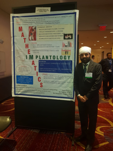 Poster presentation at I.C.O.I USA